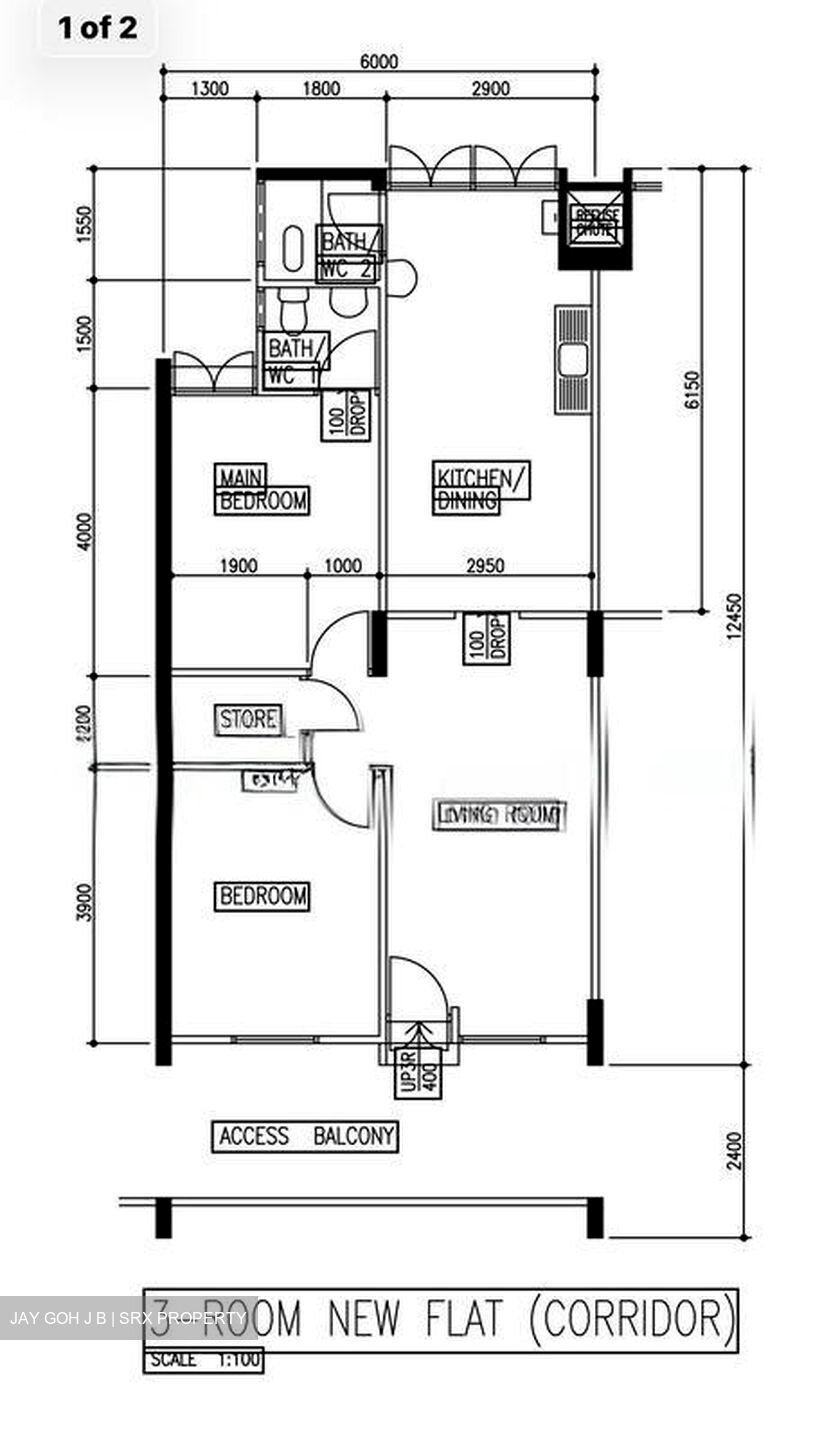 Blk 343 Clementi Avenue 5 (Clementi), HDB 3 Rooms #523646441